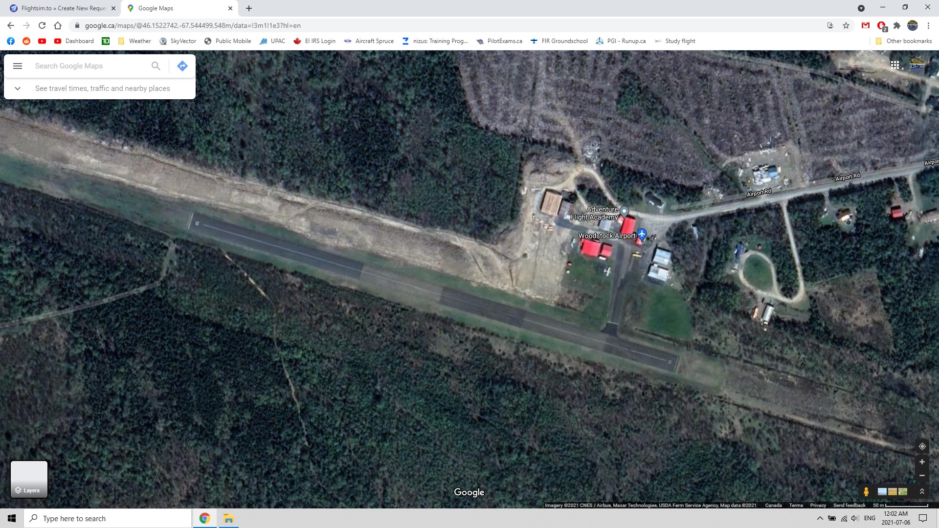 Woodstock Airport (CCD3) and local area » Requested Microsoft Flight